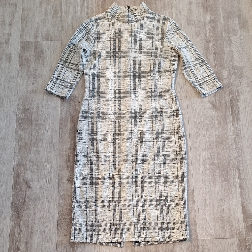 Cato Fashion Plaid Bodycon Dress Size 6 But Fits Like A 4